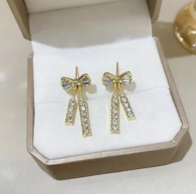 Bow Tassel Earring