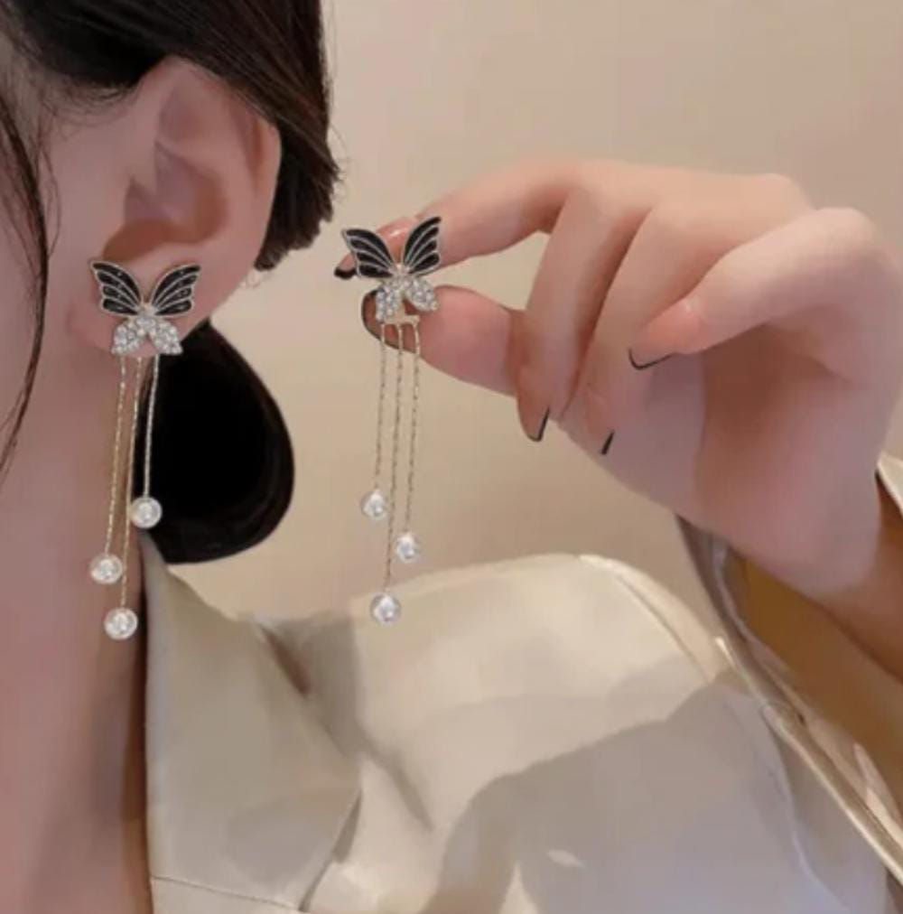 Butterfly Tassel Earring