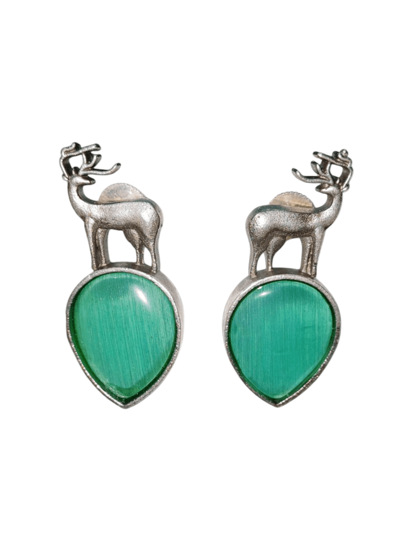 Deer drop earrings