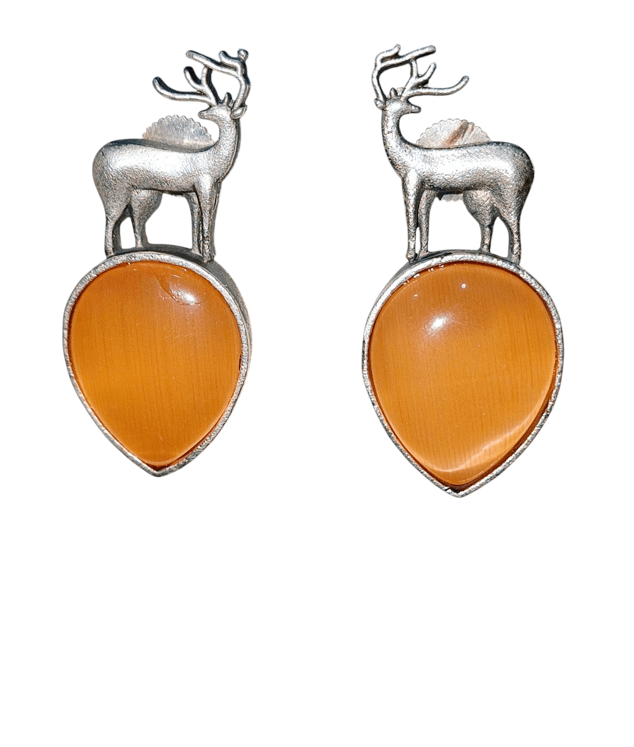 Deer drop earrings