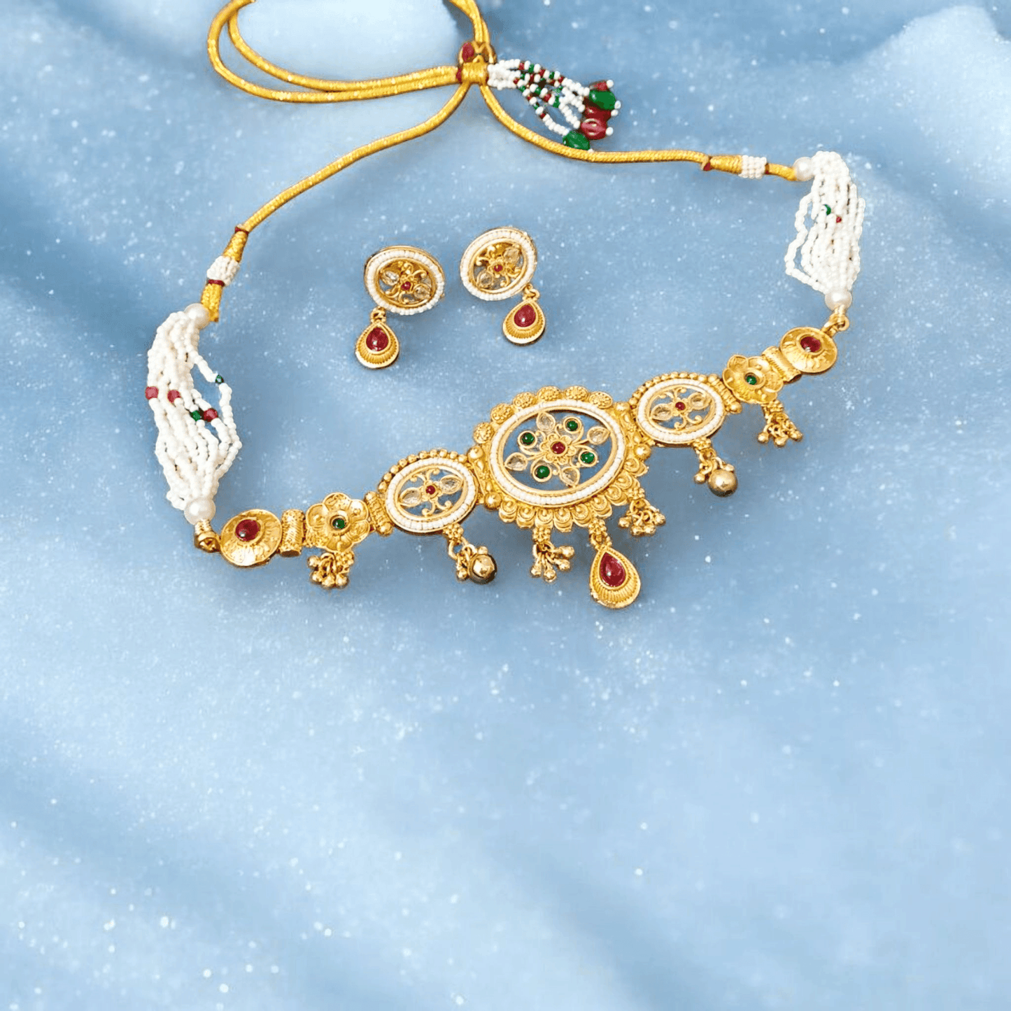 Gold plated Rajwadi Choker