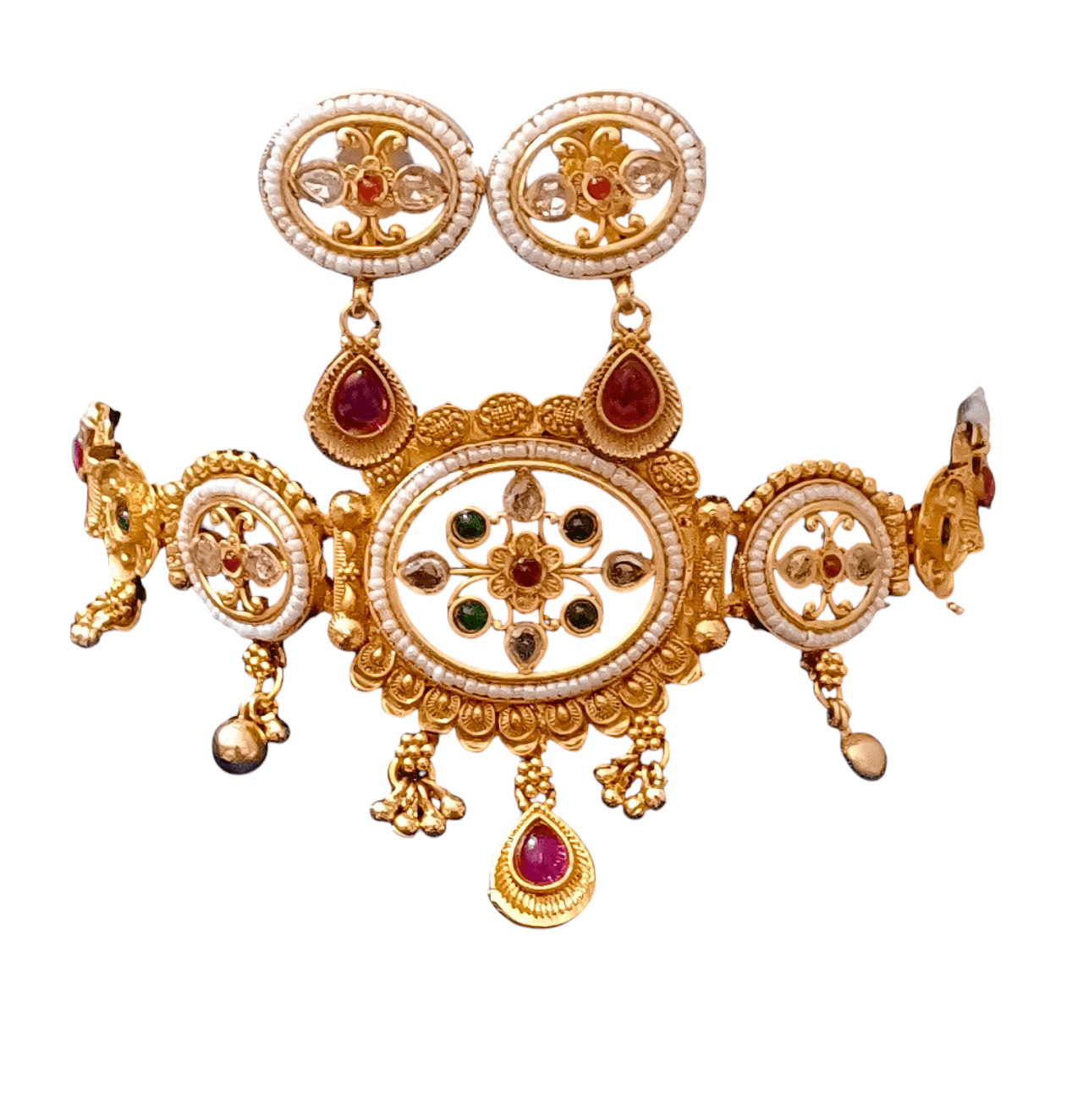 Gold plated Rajwadi Choker
