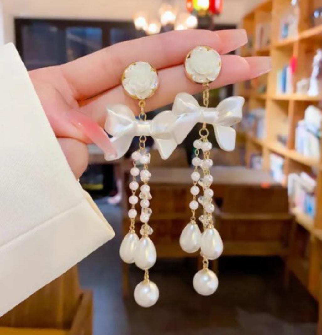 Pearl Tassel Earring