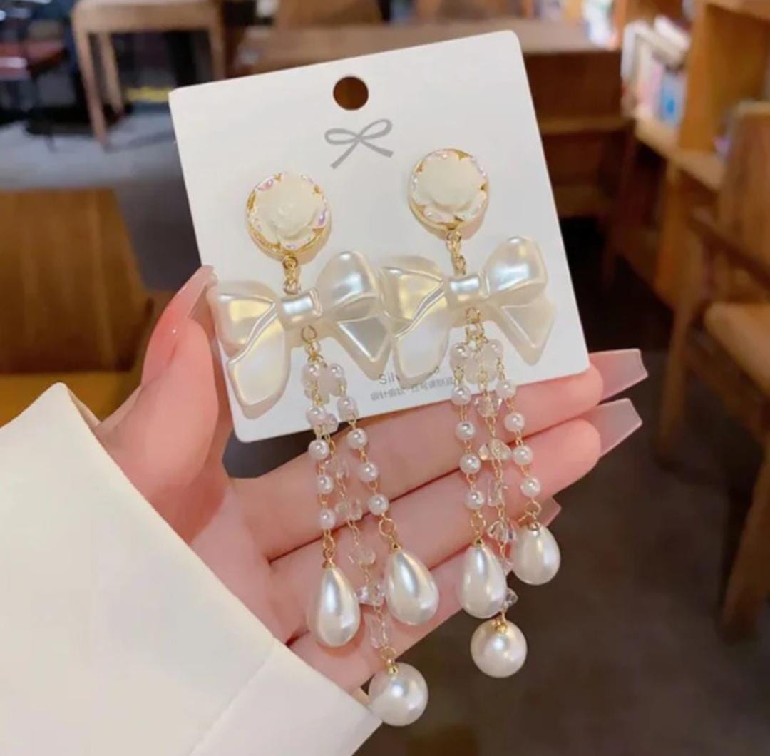 Pearl Tassel Earring