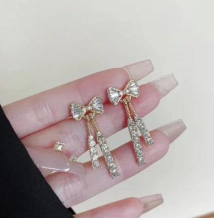 Bow Tassel Earring