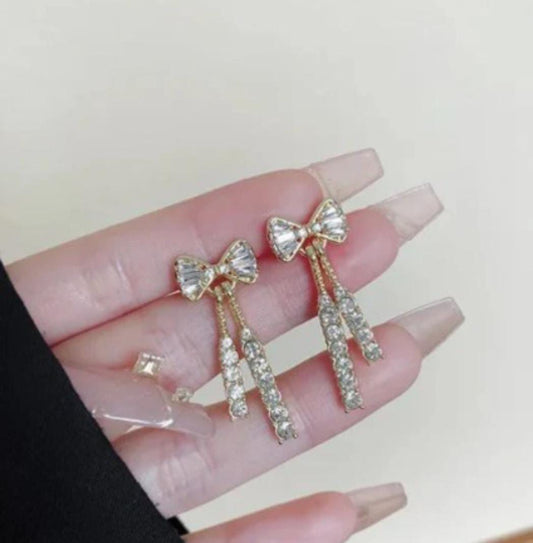 Bow Tassel Earring