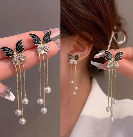 Butterfly Tassel Earring