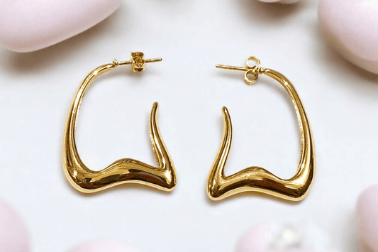 U Shaped Anti gold Anti tarnish earing