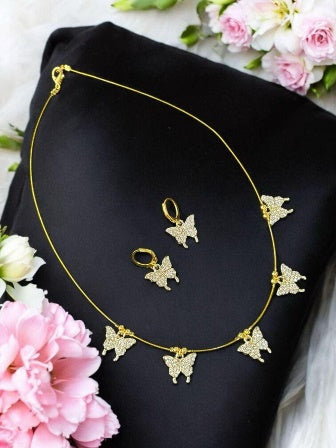 Butterfly invisble necklace