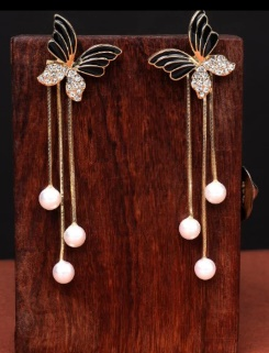 Butterfly Tassel Earring